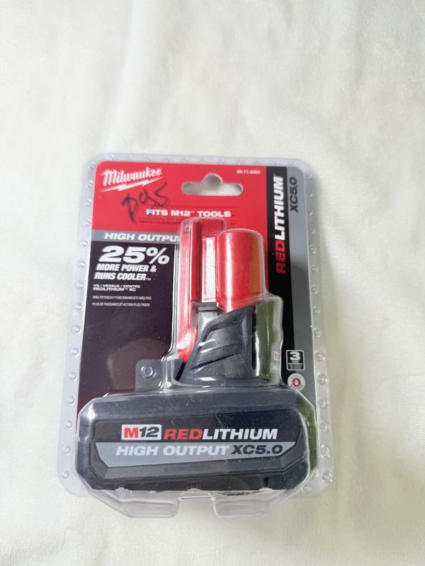 M12 12-Volt Lithium-Ion XC High Output 5.0 Ah Battery Pack