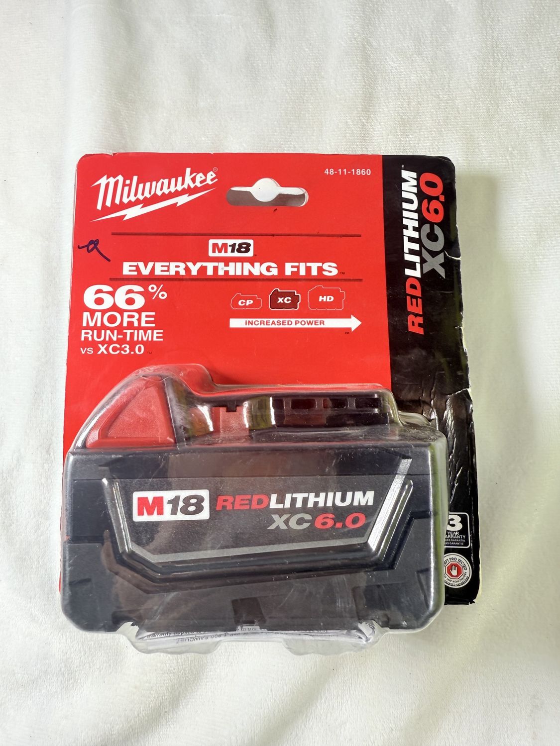 M18™ REDLITHIUM™ XC6.0 Battery Pack
