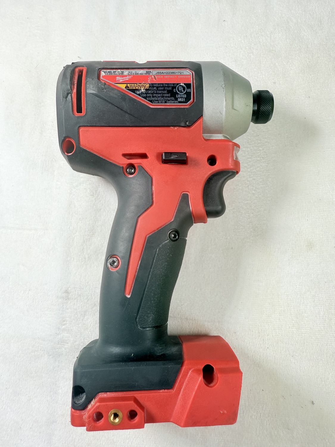 M18 18V Lithium-Ion Brushless Cordless 1/4-Inch Impact Driver (Tool Only), Condition: Used-like new