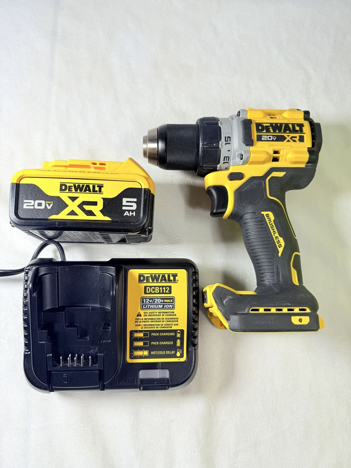 20V MAX XR Lithium-Ion Cordless Compact 1/2 in. Drill/Driver Kit, 20V MAX 5.0Ah Battery, and Charger