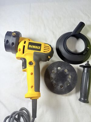 DWE6401DS 6 Amp Corded Variable Speed Disk Sander with 5 in., 8 Hole Hook and Loop Pad, Dust Shroud and Wrench