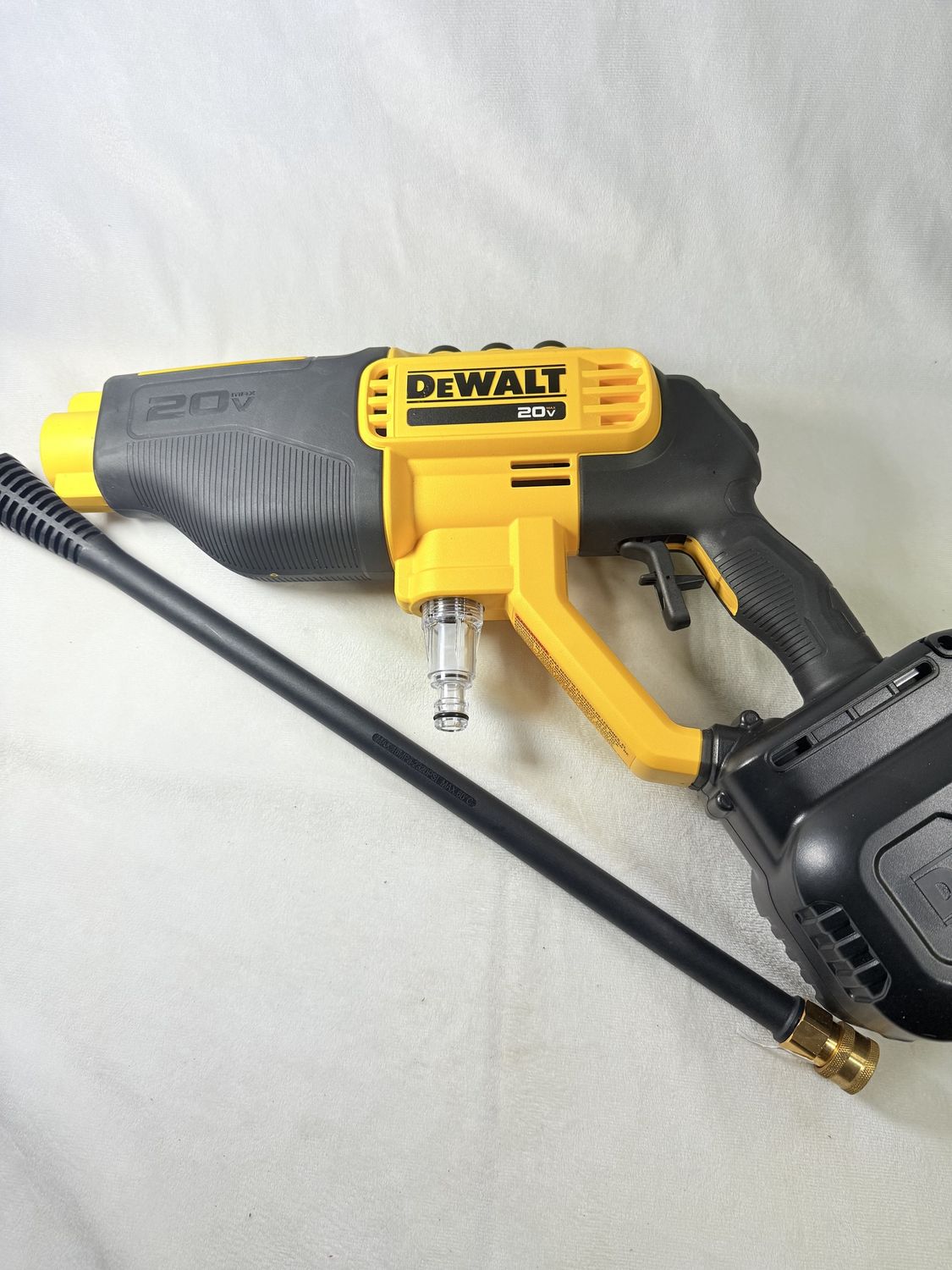 20V MAX 550 PSI 1.0 GPM Cold Water Cordless Battery Power Cleaner with 4 Nozzles (Tool Only)