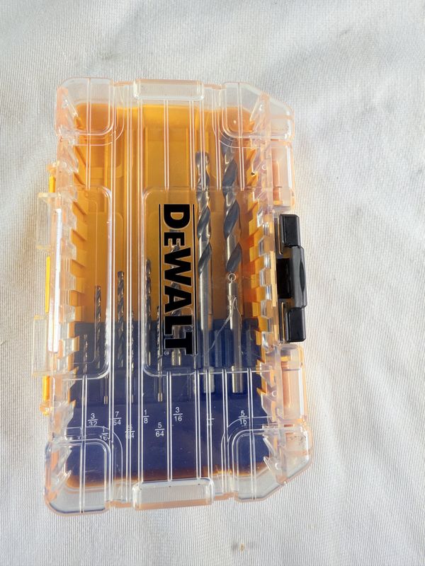 Black and Gold Twist Drill Bit Set (10-Piece)