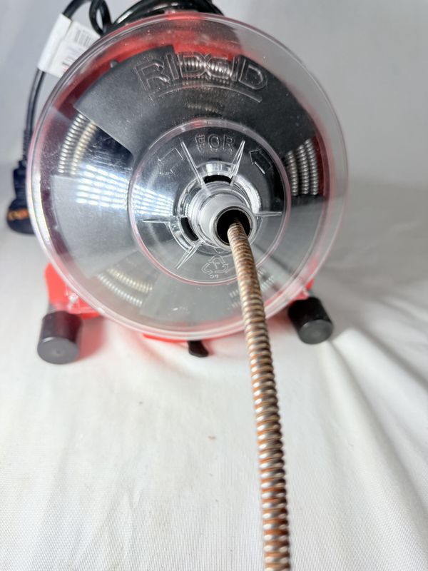 PowerClear 120-Volt Drain Cleaning Snake Auger Machine for Heavy Duty Pipe Cleaning for Tubs, Showers, and Sinks