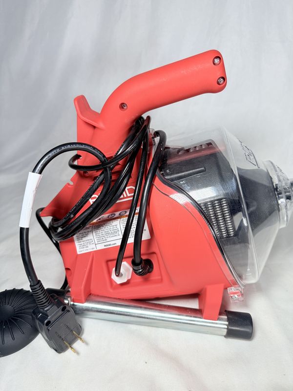 PowerClear 120-Volt Drain Cleaning Snake Auger Machine for Heavy Duty Pipe Cleaning for Tubs, Showers, and Sinks