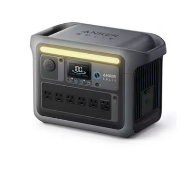 SOLIX C1000X Power Station, 1056Wh, 1800-Watt AC Output, Push Button Start Battery Generator, Home Backup/Outdoor/RV