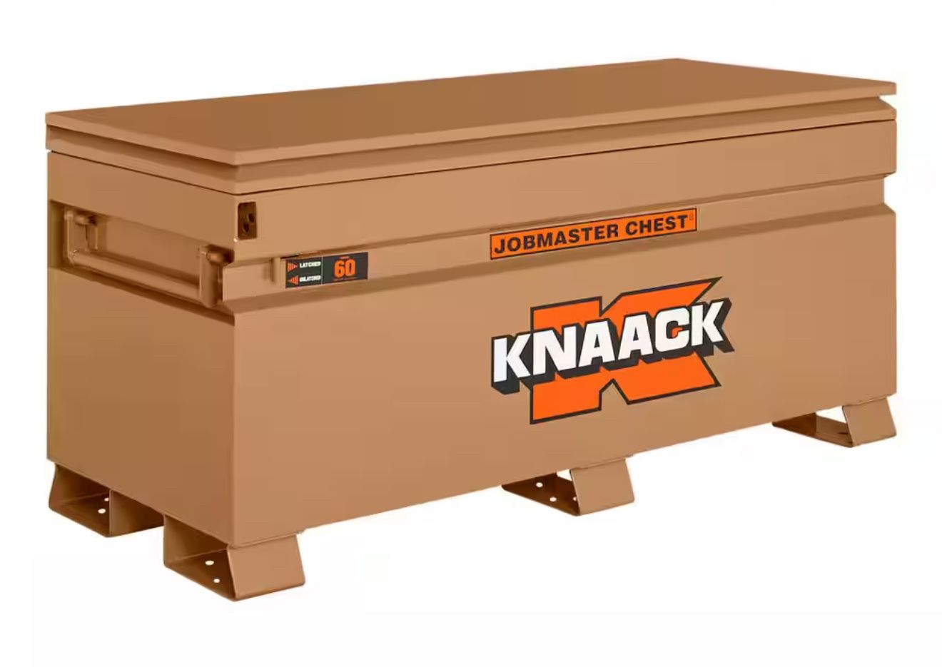 60 in. W x 24 in. L x 28 in. H, Steel Jobsite Tool Storage Chest