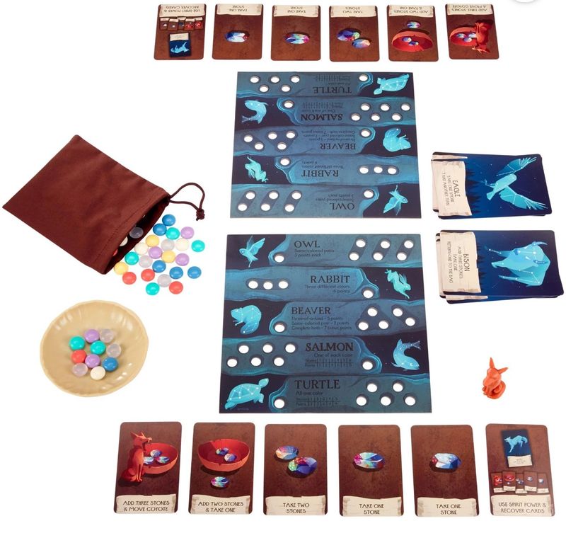 Spirits Of The Wild Strategy Game for 2 Players Ages 10Y+