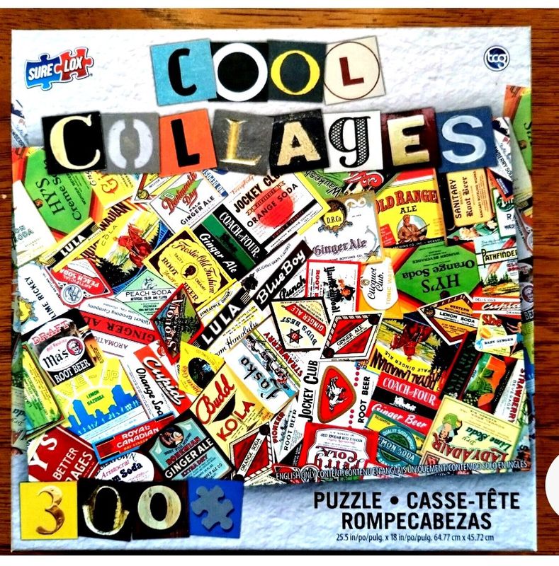 COOL COLLAGES 300 PC BRAND NEW &amp; SEALED SureLox PUZZLE