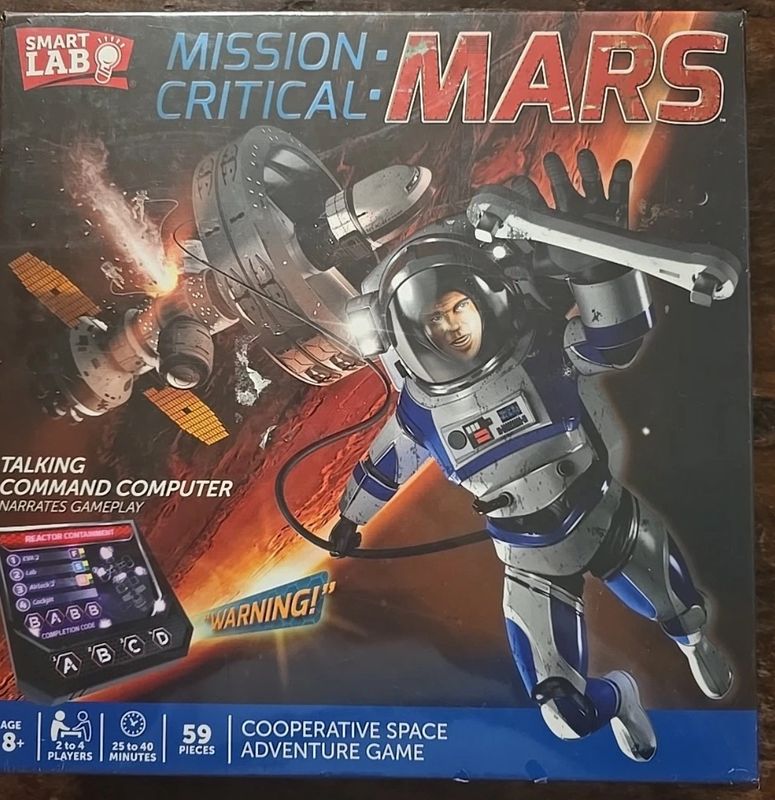 SEALED SMART LAB MISSION CRITICAL: MARS BOARD GAME