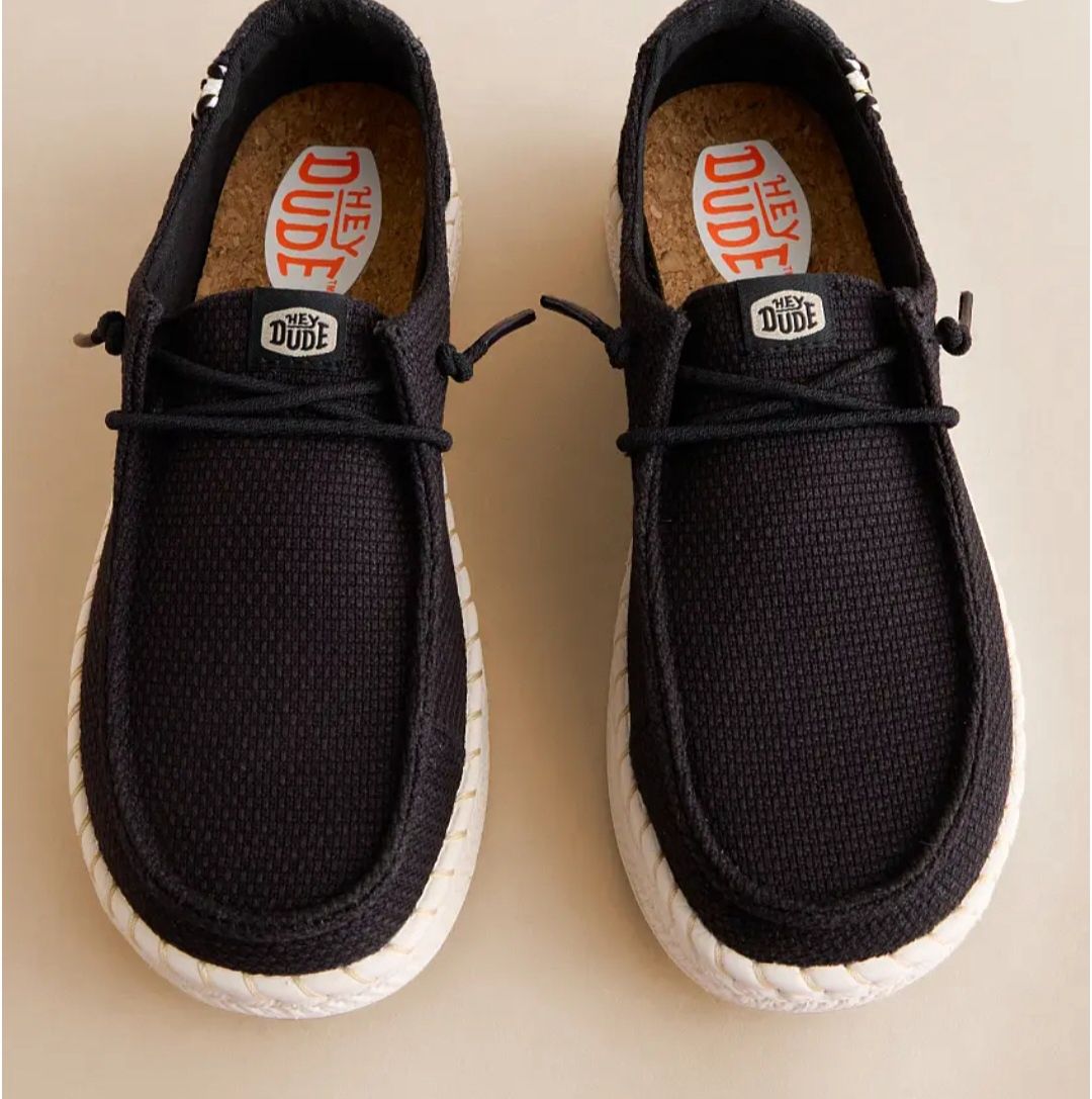 HEYDUDE"" Wendy Espadrille Woven Shoe - Women's Shoes, Size: W7