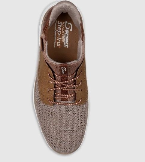 Sport by Skechers Donovan Step-Ins sneaker in light brown.
