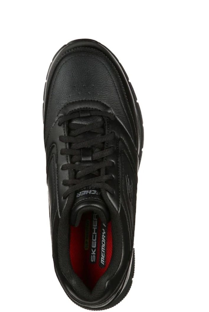 Skechers Black Men's Relaxed Fit Work Trainers from
