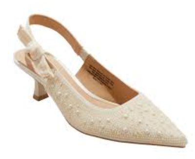 A New Day Womens Milan Pearl Slingback Heels