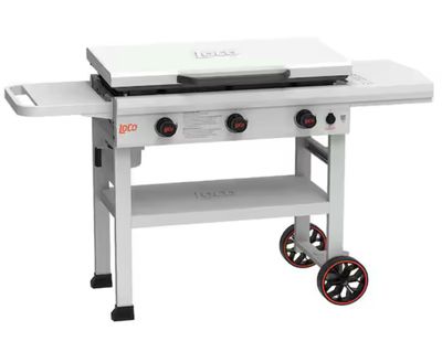 36 in. 3-Burner Classic SmartTemp Propane Flat Top Grill/Griddle in Chalk Finish