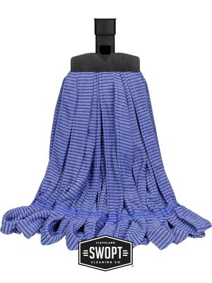 SWOPT Standard 48” Steel Handle SWOPT Microfiber Mop Head