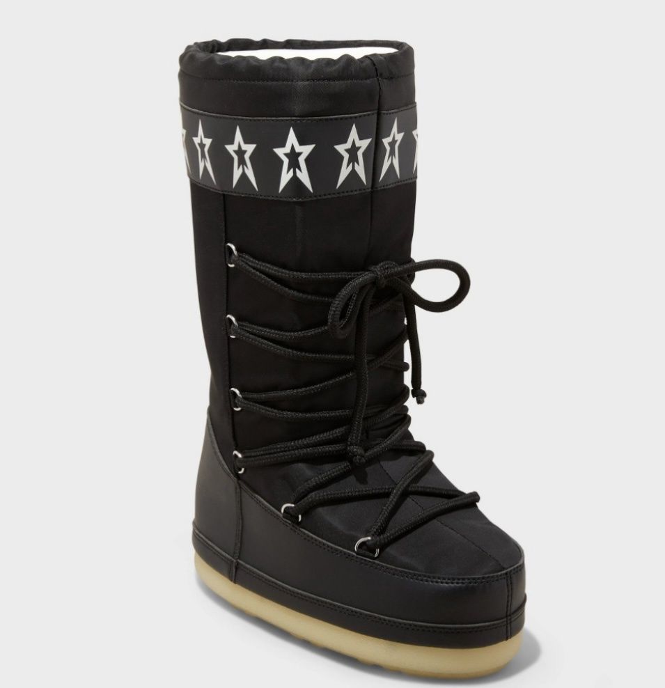 Wild Fable Women's Buffy Winter Boots, Color: Black, Size: 8