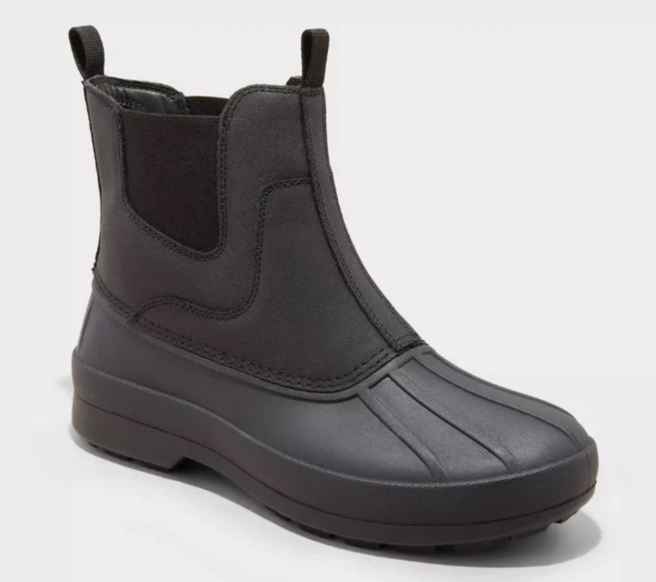 Men's Spencer Winter Chelsea Boots Black - Goodfellow &amp; Co -, Size: 7