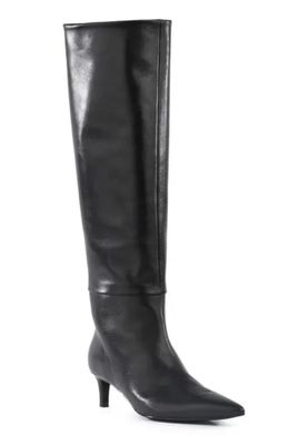 Universal Thread Women's Kendra Kitten Heel Tall Dress Boot
