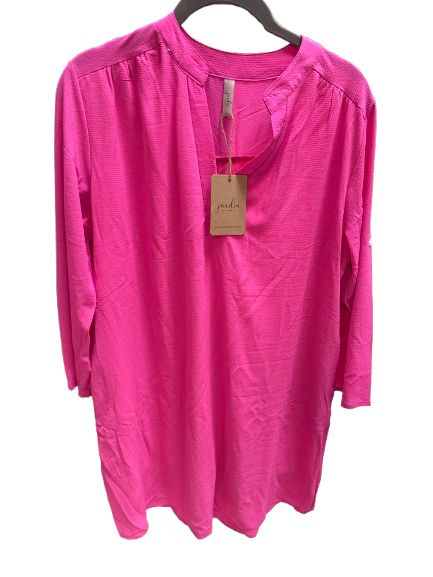 tunic top in pink, Size: S