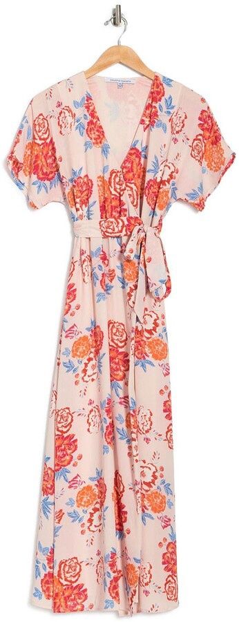 Floral maxi wrap dress, Size: S