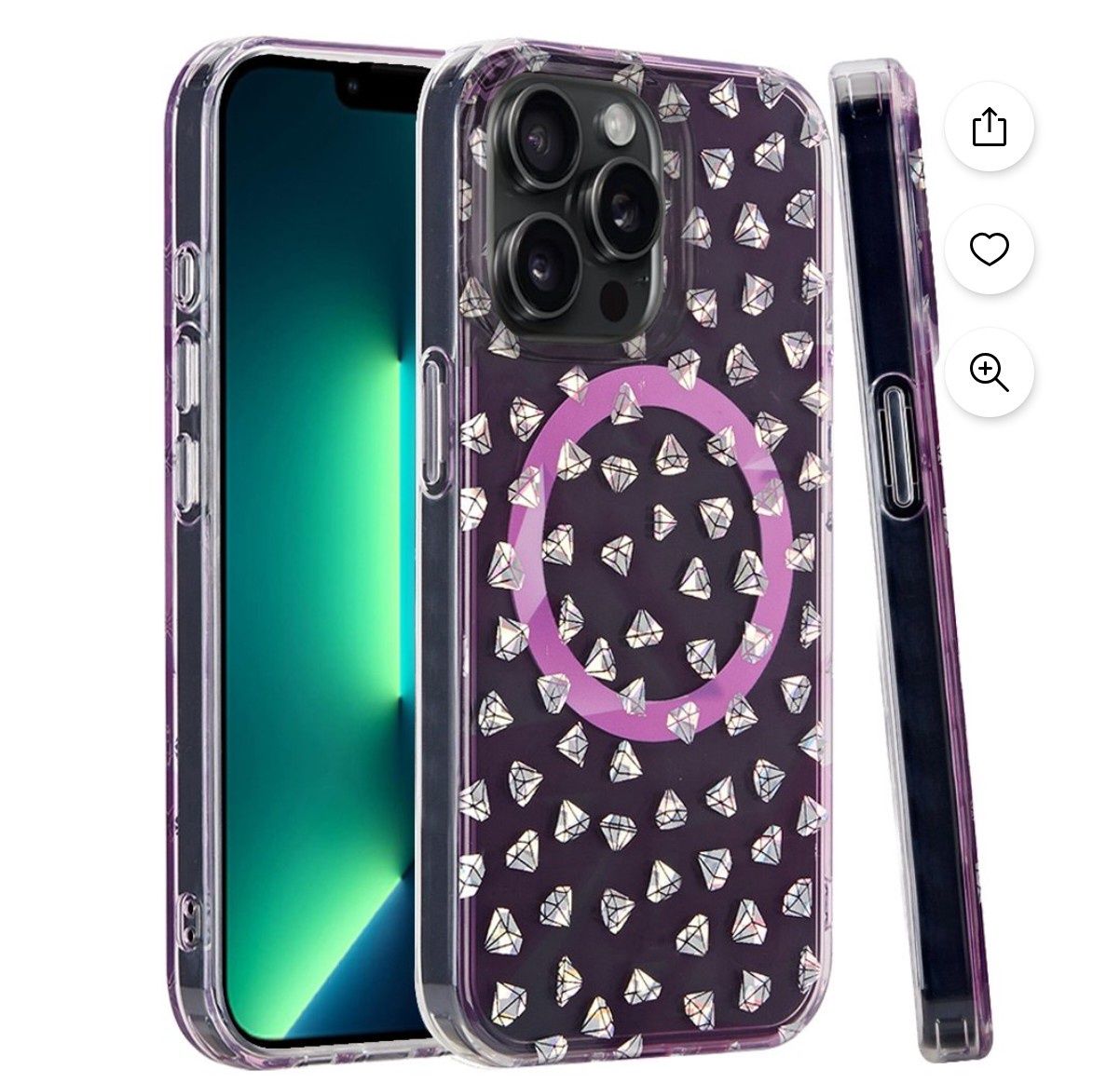 iPhone 13 Pro Max case, Color: Pink