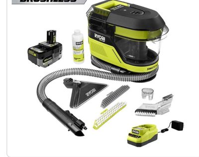ONE+ HP 18V Cordless SWIFTClean Mid Size Spot and Carpet Cleaner Kit with 4.0 Ah Battery and Charger