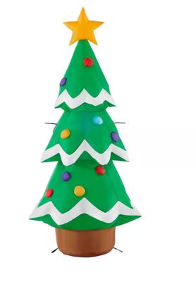 3.5 ft. H x 1.6 ft. W LED Airblown Holiday Lights Christmas Tree Inflatable