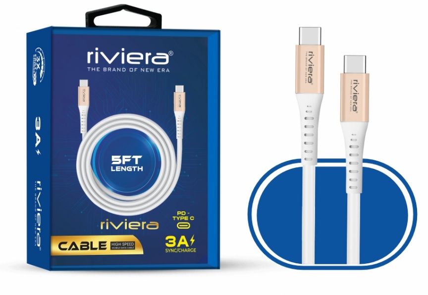 USB-C to USB-C High-Speed Charge and Sync Cable, Size: 5ft