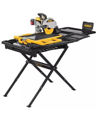 10 in. High Capacity Wet Tile Saw with Stand