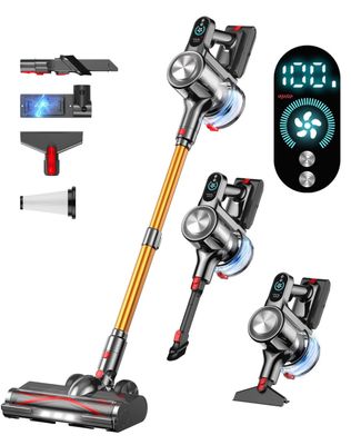 Cordless Vacuum Cleaner, 45Mins Vacuum Cleaners for Home