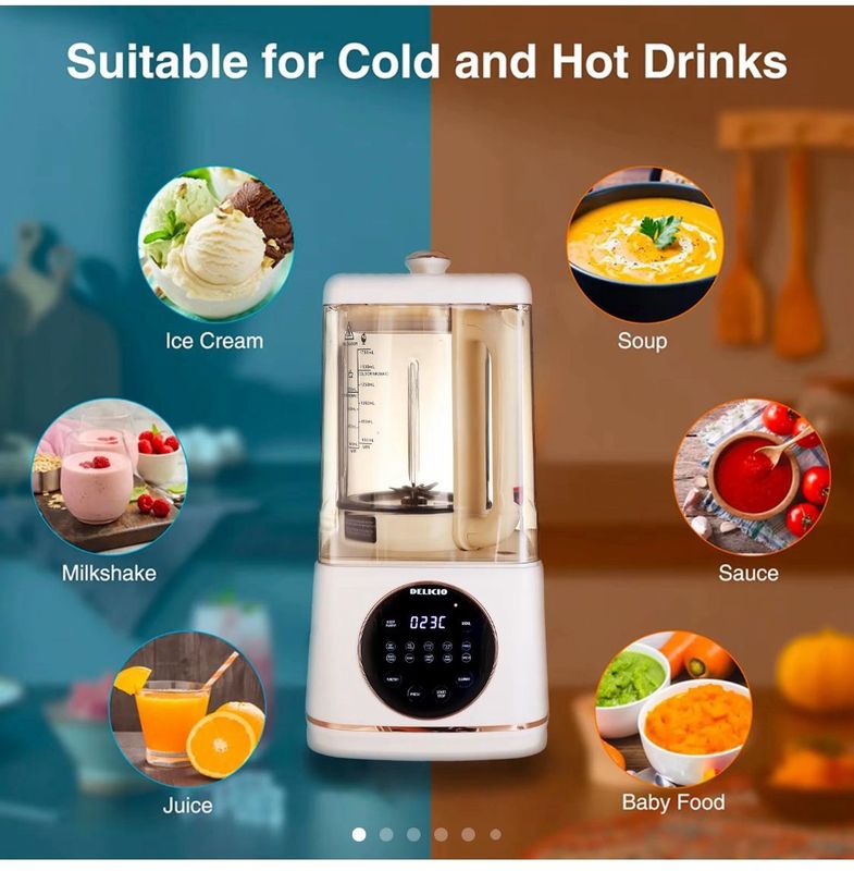 Delicio multifunctional quiet cooking blender