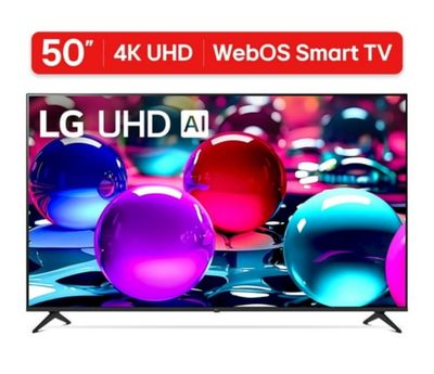 LG - 50” Class UA77 Series LED AI 4K UHD Smart webOS TV (2025)