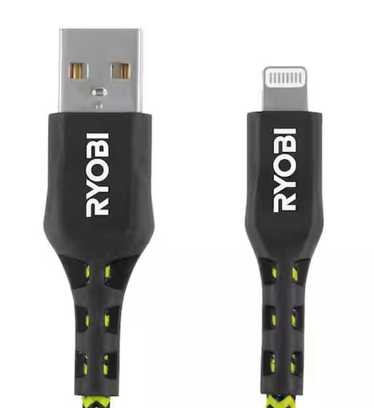 4 ft. Nylon Cable USB-A to Lightning