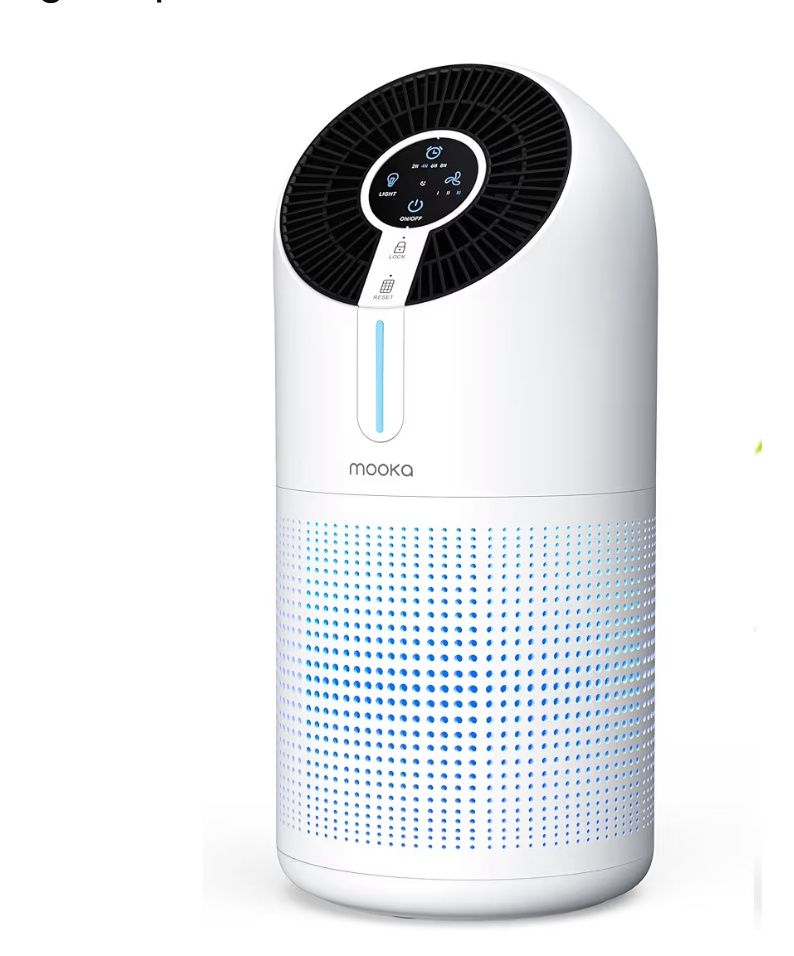 MOOKA Air Purifiers for Home Large Room up to 1095ft²