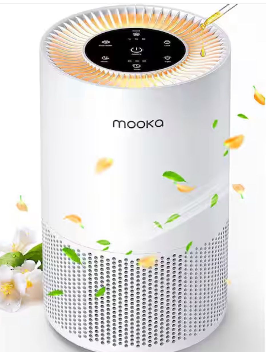 Air Purifiers for Home Large Room Pets Up to 1300 Sq Ft, Color: White