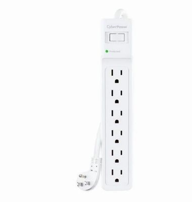 CyberPower 15 ft. 6-Outlet Cord 1500J Surge Protector