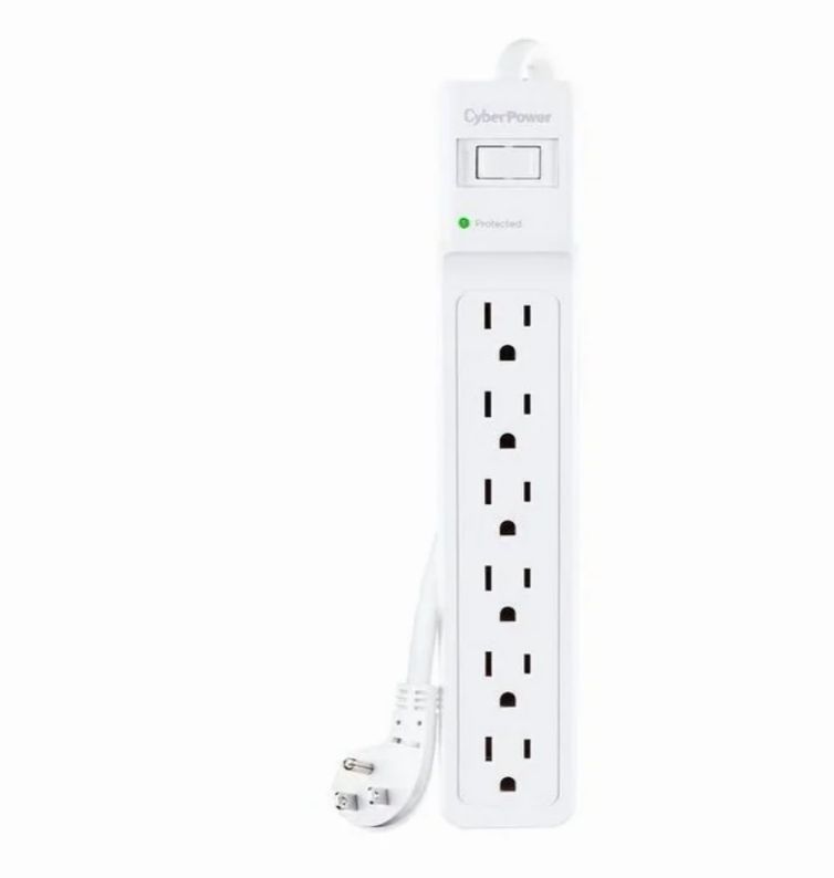 CyberPower 15 ft. 6-Outlet Cord 1500J Surge Protector