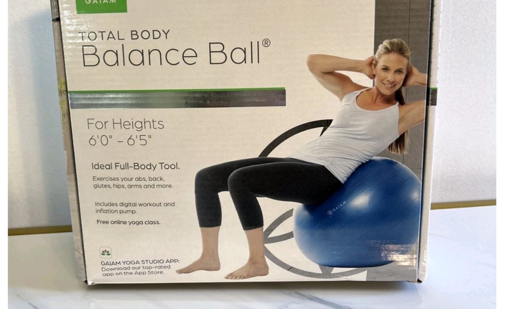 Gaiam Total Body Exercise Balance Ball