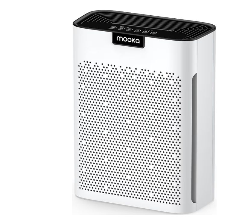 Air Purifiers for Home Large Room 2200 Ft² with Washable Filters, MOOKA H13 HEPA Air Purifier for Home Pets Bedroom with Fragrance, Air Cleaner for Smoke Dust Pollen Pets Hair Odor.