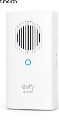 eufy Security Video Doorbell Add-On Chime, Indoor Chime, Requires eufy Security Video Doorbell E340/C30/C31