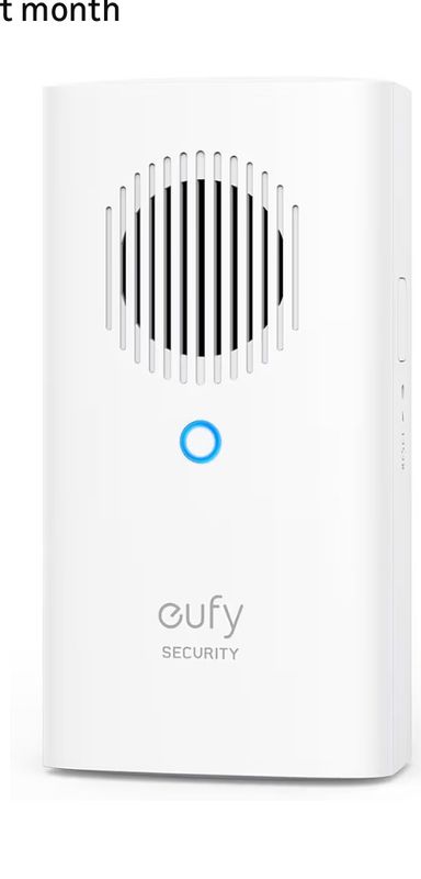 eufy Security Video Doorbell Add-On Chime, Indoor Chime, Requires eufy Security Video Doorbell E340/C30/C31