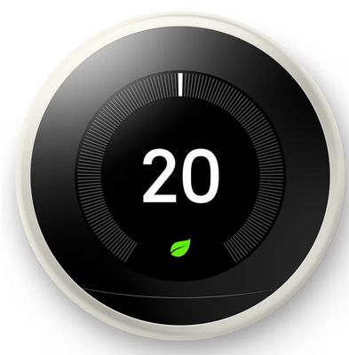 Google Nest Learning Thermostat - Programmable Smart Thermostat for Home - 3rd Generation Nest Thermostat - Compatible with Alexa