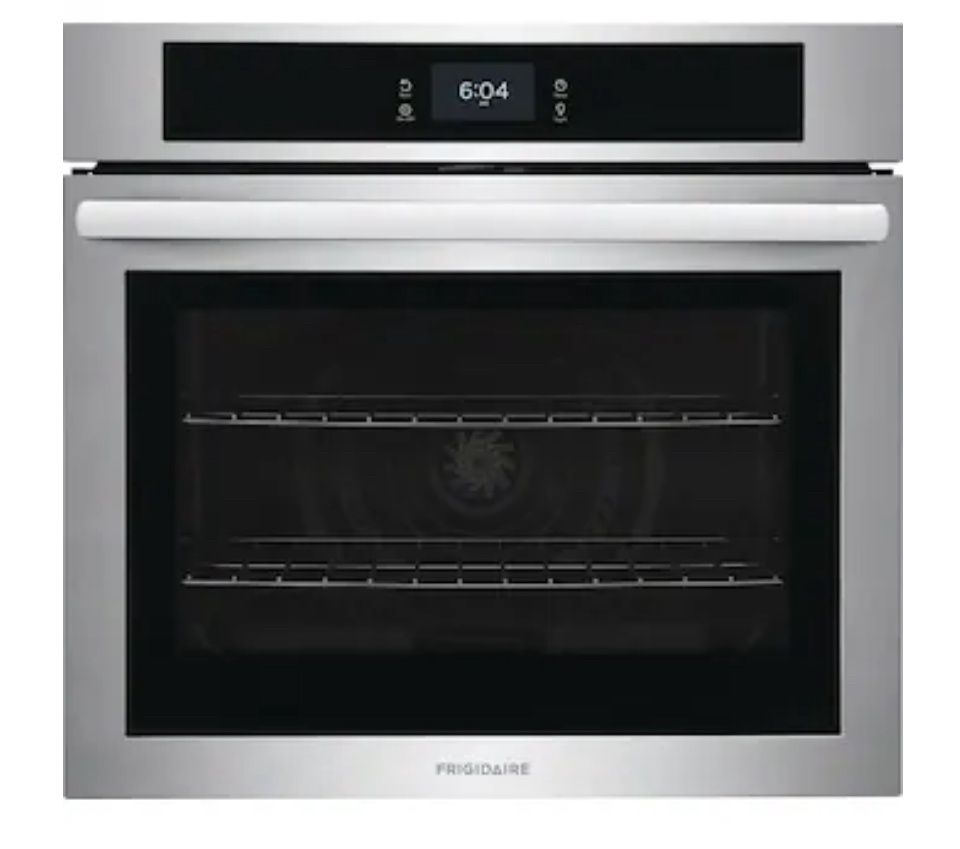 Frigidaire 30 inch Single Electric Wall Oven Single-fan and Self-cleaning ( Fingerprint Resistant Stainless Steel )