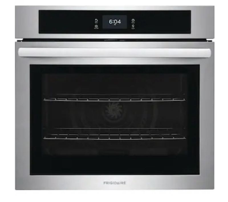 Frigidaire 30 inch Single Electric Wall Oven Single-fan and Self-cleaning ( Fingerprint Resistant Stainless Steel )