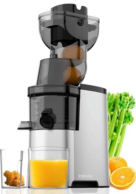 Wide Chut Masticating Juicer 300W Professional Cold Press Slow Juicer Canoly