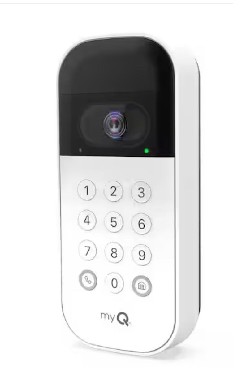 myQ Smart Wireless Garage Door Video Keypad