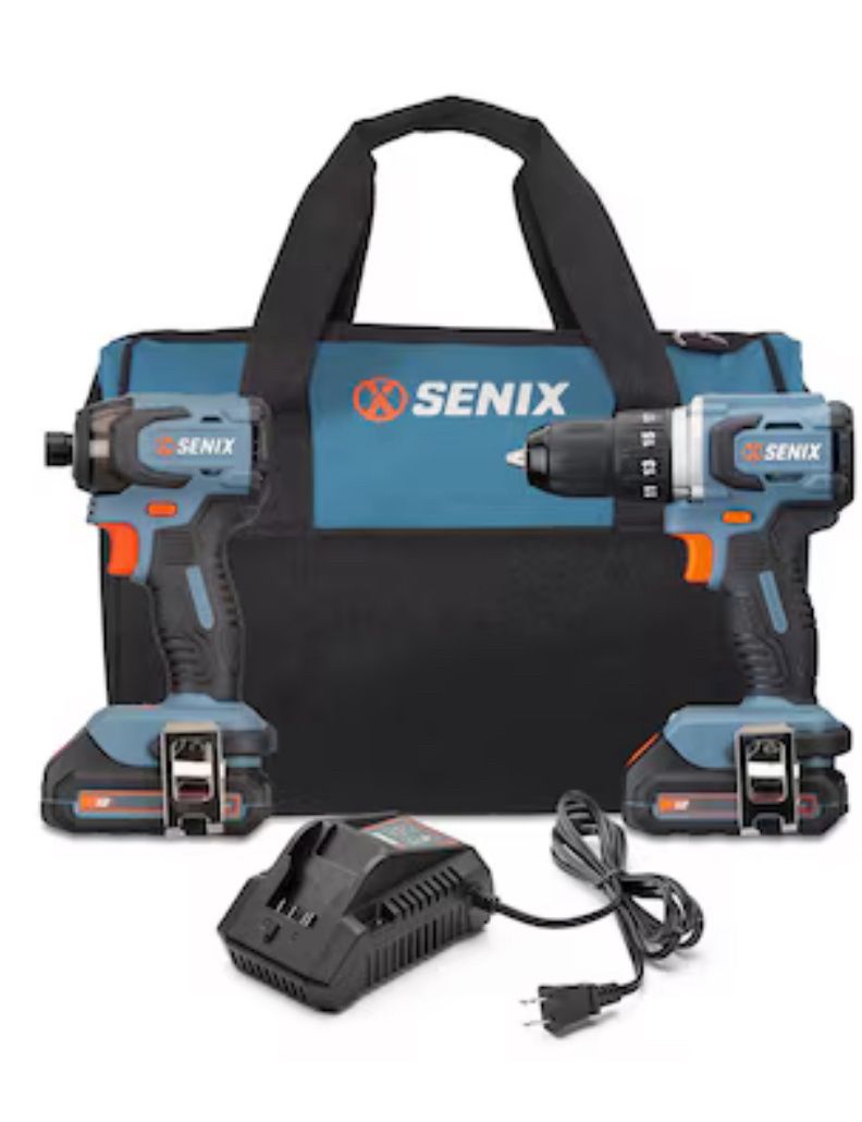 SENIX X2 20-volt 2-Tool Brushless Power Tool Combo Kit with Soft Case