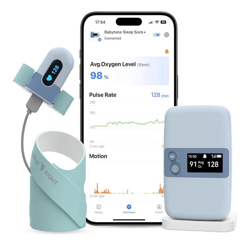 Babytone Baby Sleep Monitor with Base Station