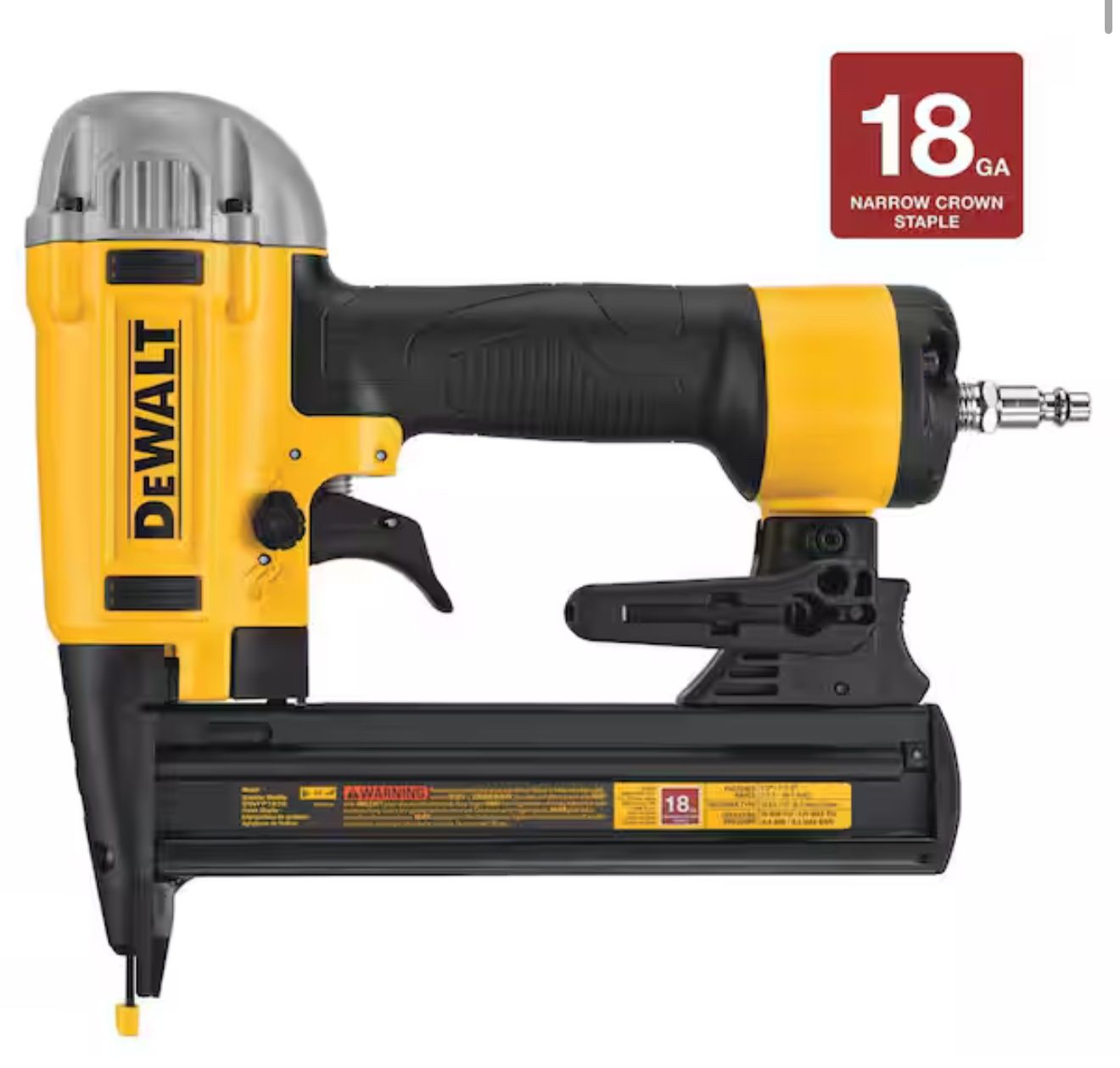 Pneumatic 18-Gauge 1/4 in. Crown Corded Stapler